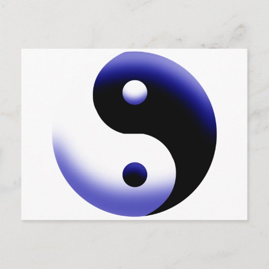 YIN YANG POSTKARTE (Vorderseite)