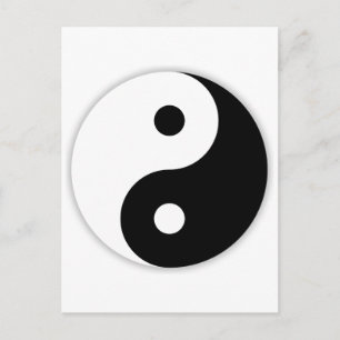 Yin & Yang Postkarte