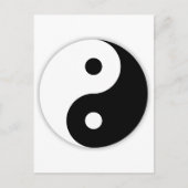 Yin & Yang Postkarte (Vorderseite)