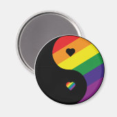 YIN YANG PRID MAGNET (Vorderseite/Rückseite)