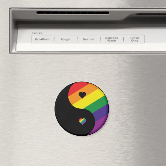 YIN YANG PRID MAGNET (In Situ (Geschirrspüler))