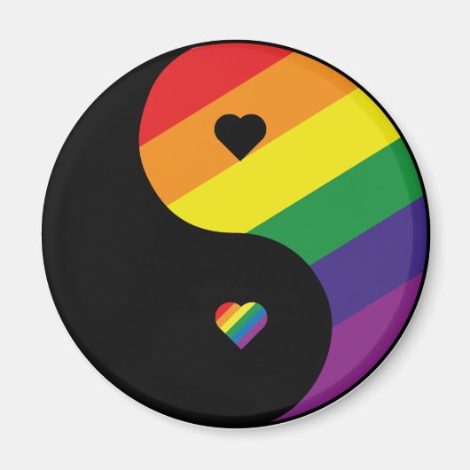 YIN YANG PRID MAGNET (Vorne)