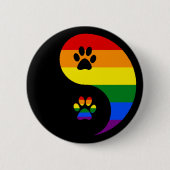Yin-Yang Pride Button (Vorderseite)