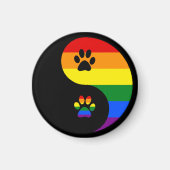 Yin-yang Pride Magnet (Vorne)