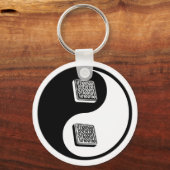 Yin Yang Programmierung Schlüsselanhänger (Vorderseite)