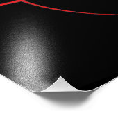 Yin Yang Psychedelic Rainbow Tattoo Fotodruck (Ecke)