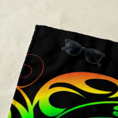 Yin Yang Psychedelic Rainbow Tattoo Strandtuch (Beispiel)