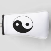 Yin & Yang Putter Cover Golf Headcover (Vorderseite)