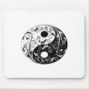 Yin Yang Qi Gong Yoga Tai Chi Mousepad