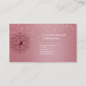 Yin Yang Reiki Spiritual Energy Healer Visitenkarte (Rückseite)