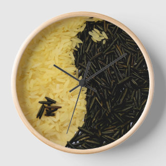 Yin Yang Rice Kitchen Clock Uhr