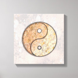Yin Yang Rock Art Talking Canyons, New Mexico Leinwanddruck