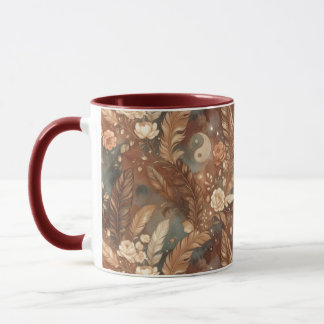 Yin Yang Rose & Feder | Heilige Balance Tasse