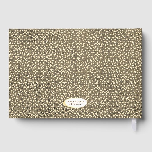 Yin Yang Rose Guest Book Gästebuch (Rückseite)