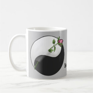 Yin Yang Rose Kaffeetasse