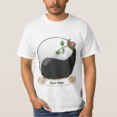 Yin-Yang-Rose-T - Shirt (Vorderseite)