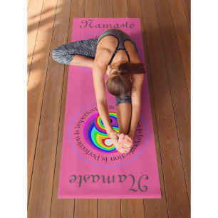 Yin Yang Rose Workout, Pilates und Yogamatte