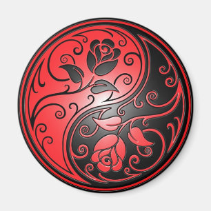 Yin Yang Rosen, Rot und Schwarzes Magnet