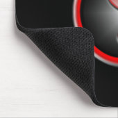 yin-Yang-rot Mousepad (Ecke)
