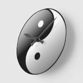 Yin Yang Runde Wanduhr (Winkel)
