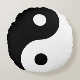 Yin Yang Rundes Kissen
