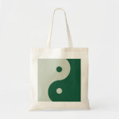 Yin Yang Sage Green Tragetasche (Vorne)