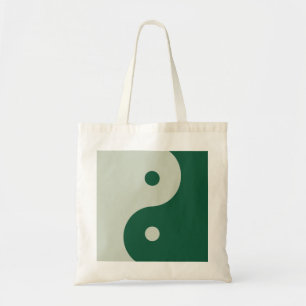 Yin Yang Sage Green Tragetasche