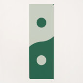 Yin Yang Sage Green Yogamatte (Vorderseite)