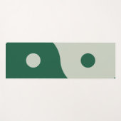 Yin Yang Sage Green Yogamatte (Vorderseite (Horizontal))