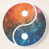 Yin Yang Sandstein Untersetzer (Vorne)