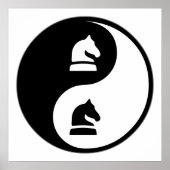 Yin Yang Schess Poster (Vorne)