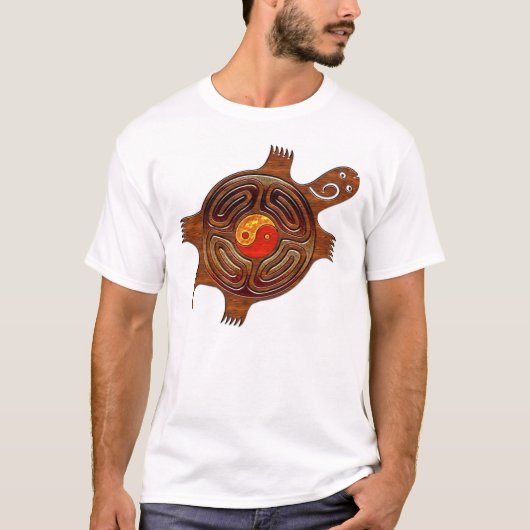 Yin-Yang Schildkröte T-Shirt (Vorderseite)