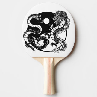Yin Yang Schlange Drache Tischtennis Schläger
