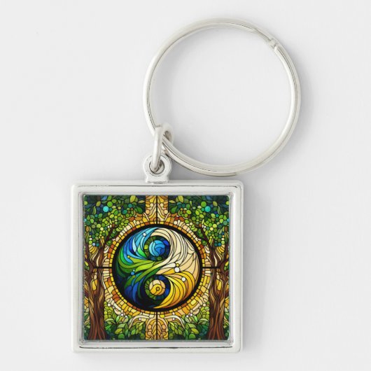 Yin Yang Schlüsselanhänger (Vorne)