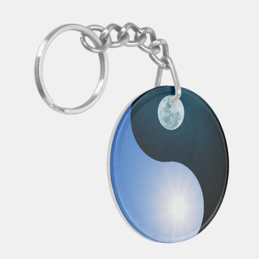 Yin Yang Schlüsselanhänger (Vorderseite links)