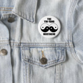 Yin-Yang Schnurrbart Button (Beispiel)