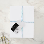 Yin Yang Schwarz-weiß Lotus Blossom Geschenkanhänger (Mit Garn)