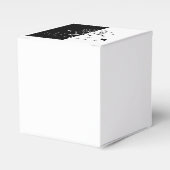 Yin Yang Schwarz-weiß Lotus Blossom Geschenkschachtel (Vorderseite)