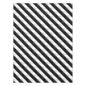 Yin Yang Schwarz-weiß Lotus Blossom Tischdecke (Vorderseite)