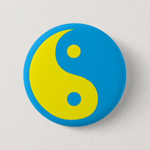 Yin Yang Schwede-Art Button