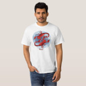 Yin Yang Scorpion benutzerdefinierte T - Shirt (Vorne ganz)