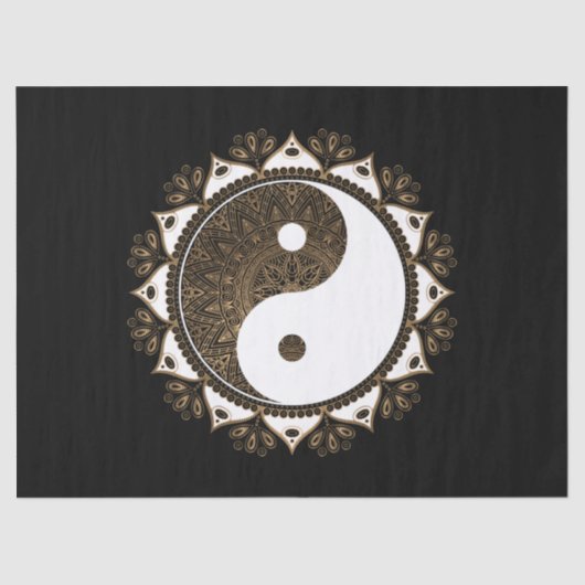 YIN YANG SEIDENPAPIER (Vorderseite)