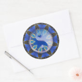 Yin Yang Serpent Circle Mandala Sticker (Umschlag)