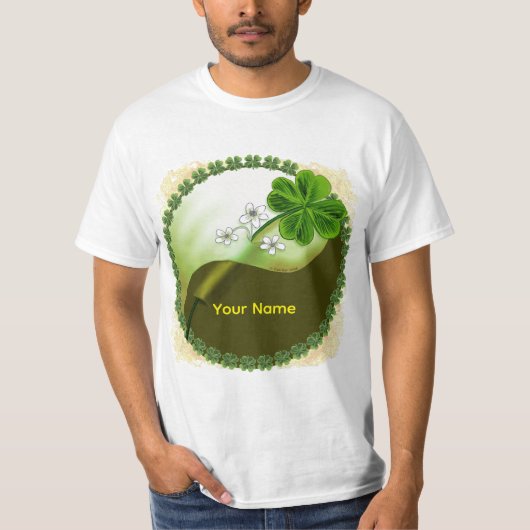Yin Yang Shamrock T-Shirt (Vorderseite)