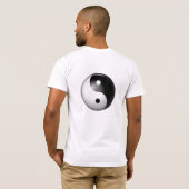 Yin-Yang-Shirt T-Shirt (Schwarz voll)