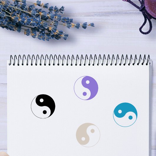 Yin Yang Sign Gummistempel