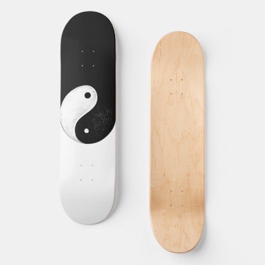 Yin-Yang Skateboard (Vorderseite)