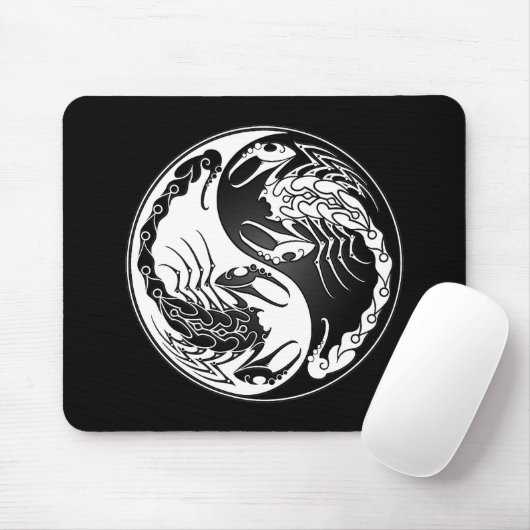 Yin Yang Skorpione Mousepad (Mit Mouse)