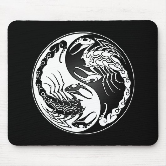 Yin Yang Skorpione Mousepad (Vorne)