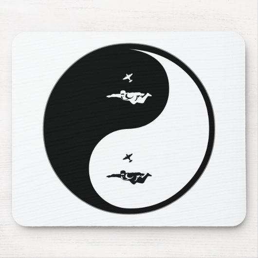 Yin Yang Skydiving Mousepad (Vorne)
